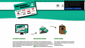 What Deinfashiongutschein.de website looked like in 2020 (3 years ago)