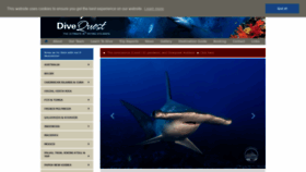 What Divequest-divingholidays.com website looked like in 2020 (3 years ago)