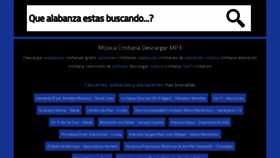 What Descargarmusicacristiana.net website looked like in 2020 (3 years ago)