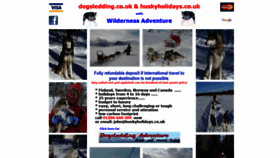 What Dogsledding.co.uk website looked like in 2020 (3 years ago)