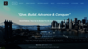 What Daveratnernyc.com website looked like in 2020 (3 years ago)