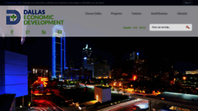 What Dallas-ecodev.org website looked like in 2020 (3 years ago)