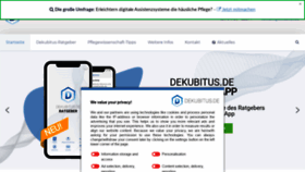 What Dekubitus.de website looked like in 2020 (3 years ago)
