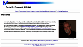 What Davidprescott.net website looked like in 2020 (3 years ago)