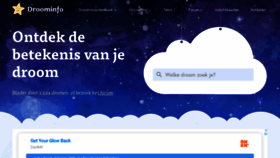 What Droominfo.nl website looked like in 2020 (3 years ago)