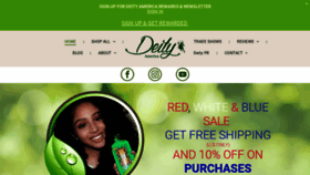 What Deityusa.com website looked like in 2020 (3 years ago)
