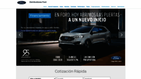 What Distribuidoresford.com.mx website looked like in 2020 (3 years ago)