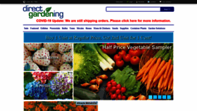 What Directgardening.com website looked like in 2020 (3 years ago)