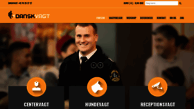 What Danskvagt.dk website looked like in 2020 (3 years ago)