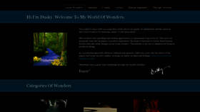 What Duskyswondersite.com website looked like in 2020 (3 years ago)