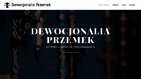 What Dewocjonaliaprzemek.pl website looked like in 2020 (3 years ago)
