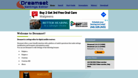 What Dreamset-editor.com website looked like in 2020 (3 years ago)