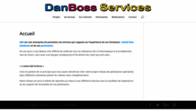 What Danboss.com website looked like in 2020 (3 years ago)