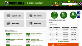 What Dgrcorrientes.gov.ar website looked like in 2020 (3 years ago)