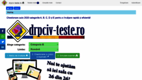What Drpciv-teste.ro website looked like in 2020 (3 years ago)