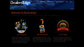 What Dealersedge.com website looked like in 2020 (3 years ago)