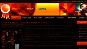 What Danceindiadance.com website looked like in 2020 (3 years ago)