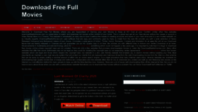 What Downloadfreefullmovie.com website looked like in 2020 (3 years ago)