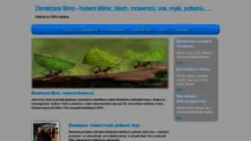 What Deratizace-nonstop.cz website looked like in 2020 (3 years ago)