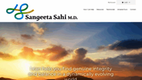 What Drsangeetasahi.com website looked like in 2020 (3 years ago)