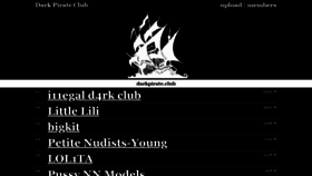 What Darkpirate.club website looked like in 2020 (3 years ago)