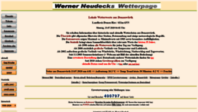 What Don-wetter.de website looked like in 2020 (3 years ago)
