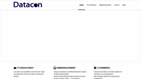 What Datacon-bvba.be website looked like in 2020 (3 years ago)