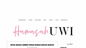 What Dwiaryanti.com website looked like in 2020 (3 years ago)