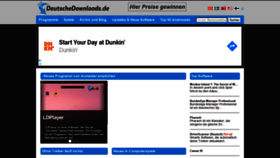 What Deutschedownloads.de website looked like in 2020 (3 years ago)