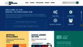 What Digitaltechnologieshub.edu.au website looked like in 2020 (3 years ago)