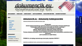What Dokumencik.eu website looked like in 2020 (3 years ago)