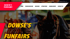 What Dowsesfunfairs.co.uk website looked like in 2020 (3 years ago)