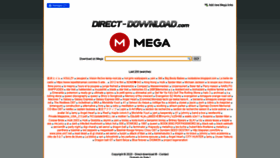 What Direct-download.com website looked like in 2020 (3 years ago)
