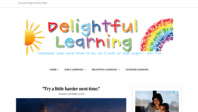 What Delightfullearning.net website looked like in 2020 (3 years ago)