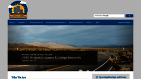 What Desertcolleges.org website looked like in 2020 (3 years ago)