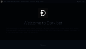 What Dark.bet website looked like in 2020 (3 years ago)