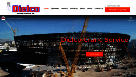 What Dielcocrane.com website looked like in 2020 (3 years ago)
