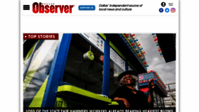 What Dallasobserver.com website looked like in 2020 (3 years ago)
