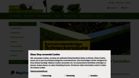 What Der-schneckenzaun.de website looked like in 2020 (3 years ago)