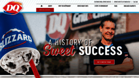 What Dairyqueenfranchising.com website looked like in 2020 (3 years ago)