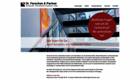 What Dr-ferschen.com website looked like in 2020 (3 years ago)