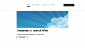 What Departmentofinternalaffairs.gettimely.com website looked like in 2020 (3 years ago)