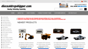 What Diecastdropshipper.com website looked like in 2020 (3 years ago)