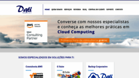 What Dati.com.br website looked like in 2020 (3 years ago)