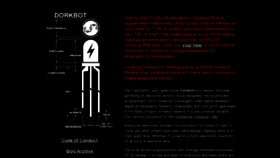 What Dorkbotpdx.org website looked like in 2020 (3 years ago)