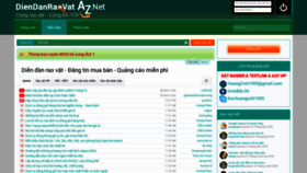 What Diendanraovataz.net website looked like in 2020 (3 years ago)