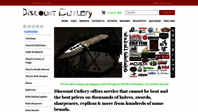 What Discountcutlery.net website looked like in 2020 (3 years ago)