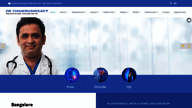 What Drchandrashekarp.com website looked like in 2020 (3 years ago)