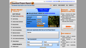 What Downloadprojectreport.com website looked like in 2020 (3 years ago)