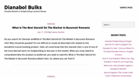 What Dianabolbulks.com website looked like in 2020 (3 years ago)